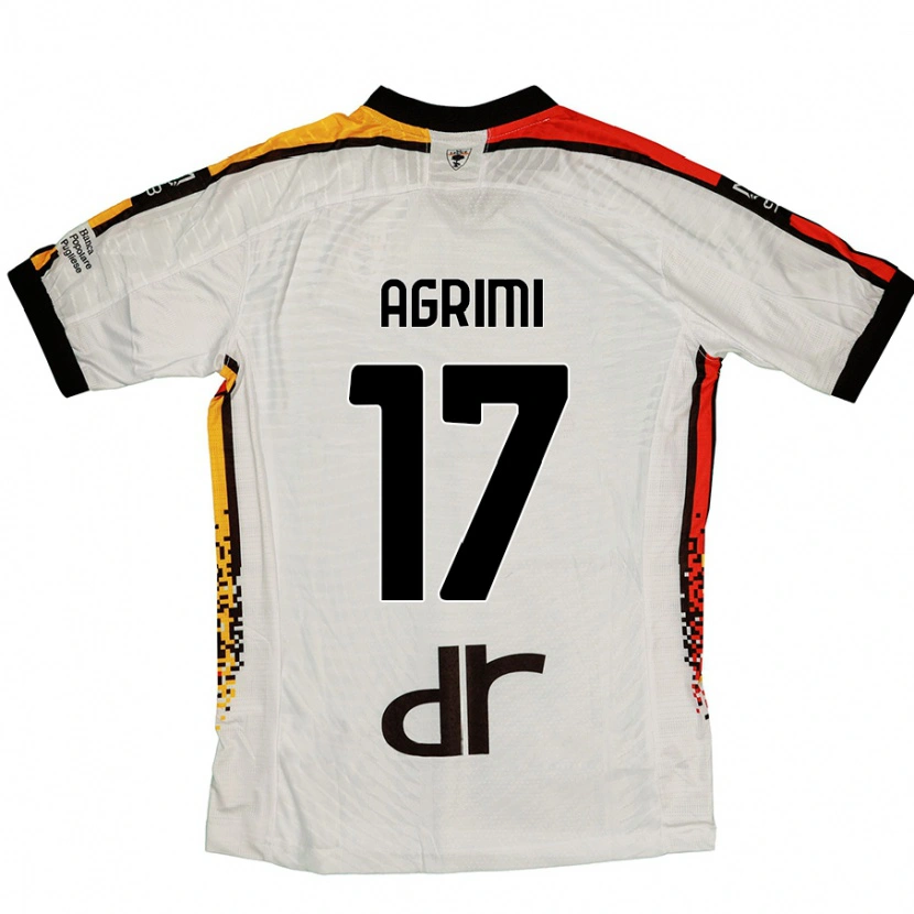 Danxen Dames Matteo Agrimi #17 Wit Zwart Uitshirt Uittenue 2024/25 T-Shirt