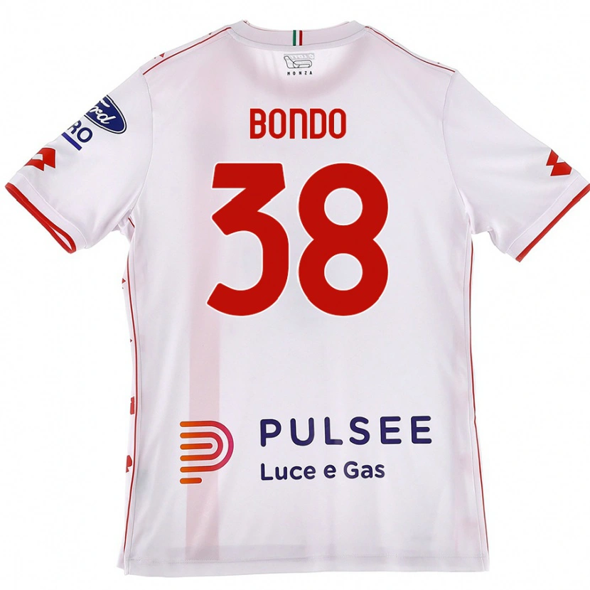 Danxen Dames Warren Bondo #38 Wit Rood Uitshirt Uittenue 2024/25 T-Shirt