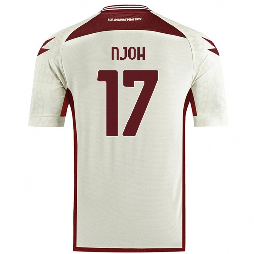 Danxen Dames Lilian Njoh #17 Crèmekleur Uitshirt Uittenue 2024/25 T-Shirt
