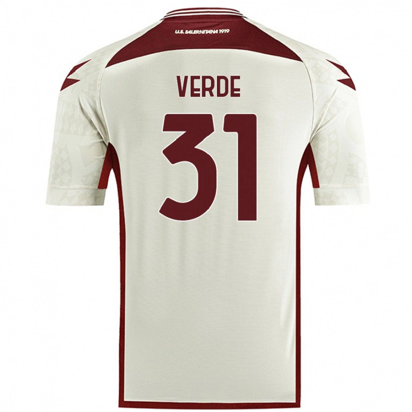 Danxen Dames Daniele Verde #31 Crèmekleur Uitshirt Uittenue 2024/25 T-Shirt