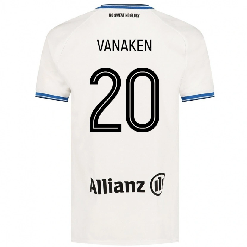 Danxen Dames Hans Vanaken #20 Wit Uitshirt Uittenue 2024/25 T-Shirt