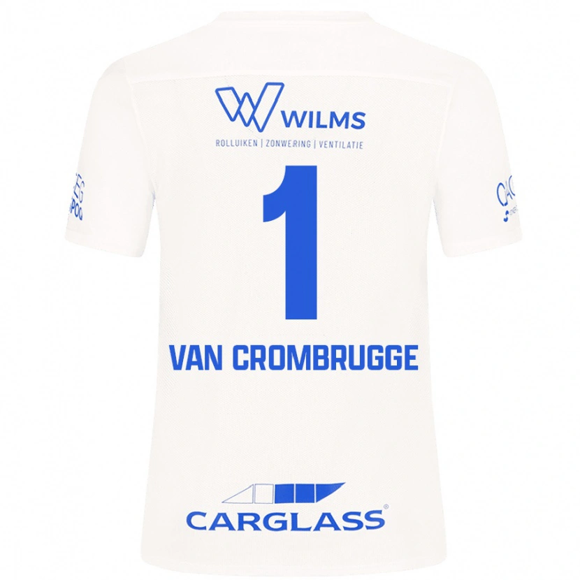 Danxen Dames Hendrik Van Crombrugge #1 Wit Uitshirt Uittenue 2024/25 T-Shirt
