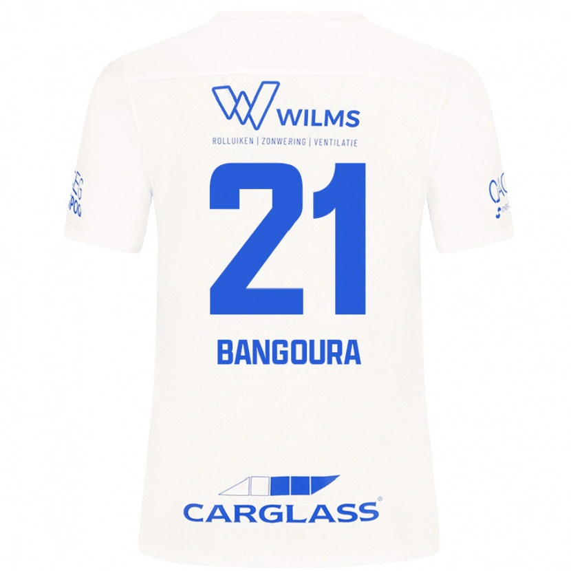 Danxen Dames Ibrahima Sory Bangoura #21 Wit Uitshirt Uittenue 2024/25 T-Shirt