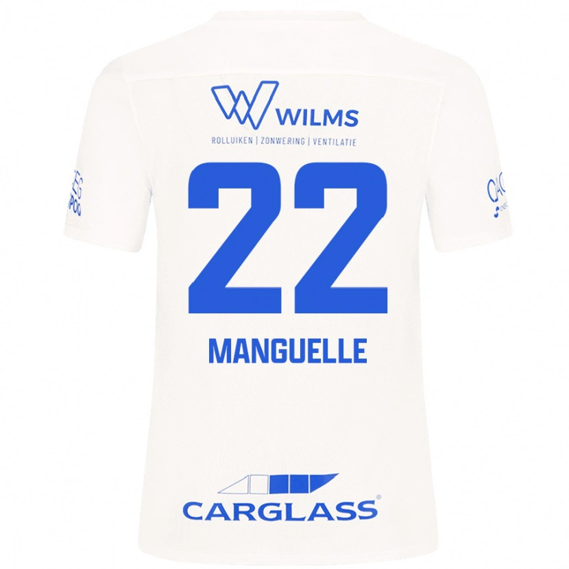Danxen Dames Brad Manguelle #22 Wit Uitshirt Uittenue 2024/25 T-Shirt