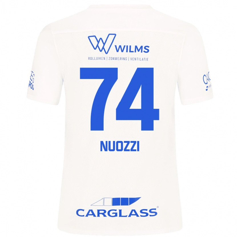 Danxen Dames Cédric Nuozzi #74 Wit Uitshirt Uittenue 2024/25 T-Shirt