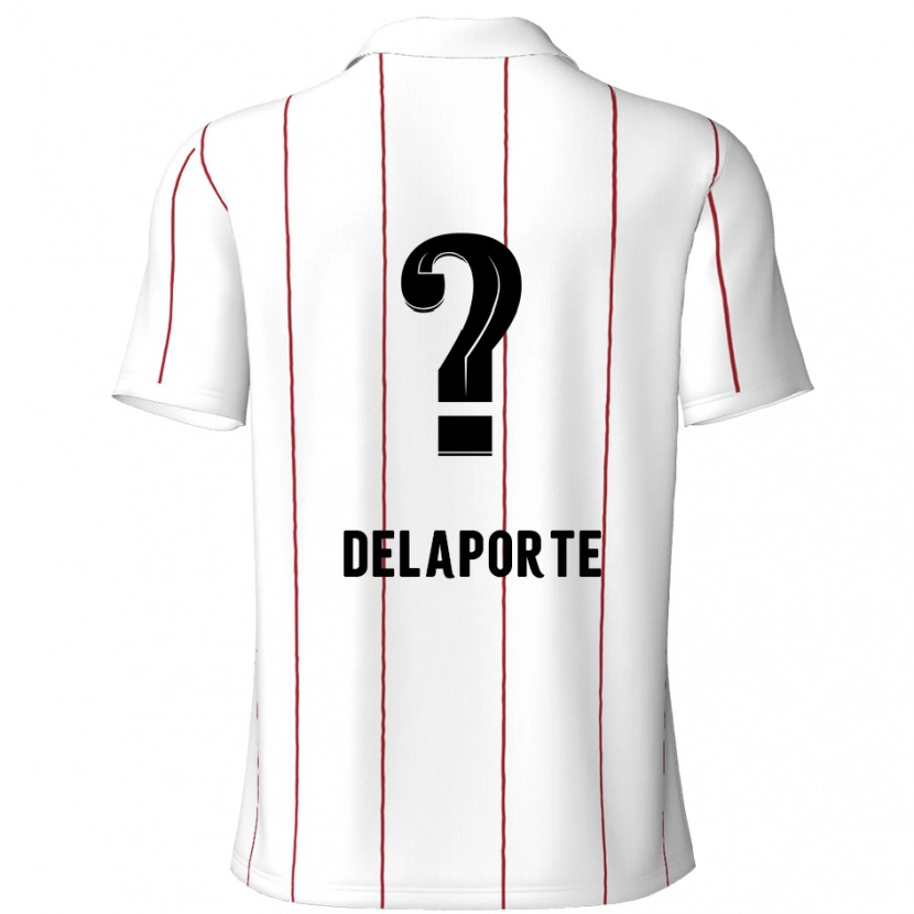 Danxen Dames Kyano Delaporte #0 Wit Zwart Uitshirt Uittenue 2024/25 T-Shirt