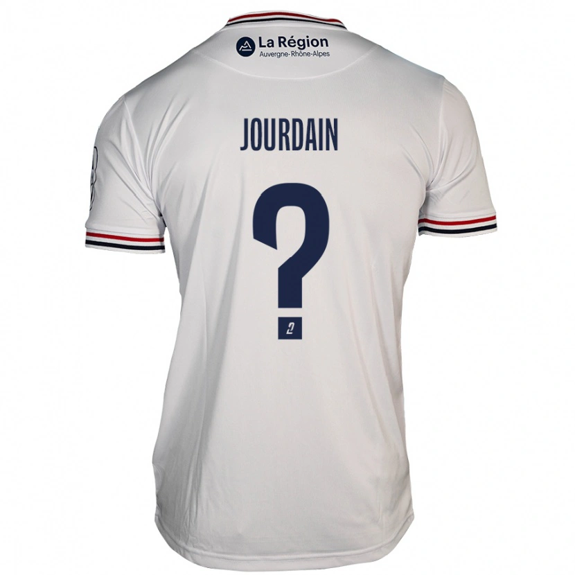 Danxen Dames Théo Jourdain #0 Wit Uitshirt Uittenue 2024/25 T-Shirt