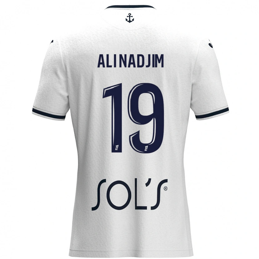Danxen Dames Nadjma Ali Nadjim #19 Wit Donkerblauw Uitshirt Uittenue 2024/25 T-Shirt