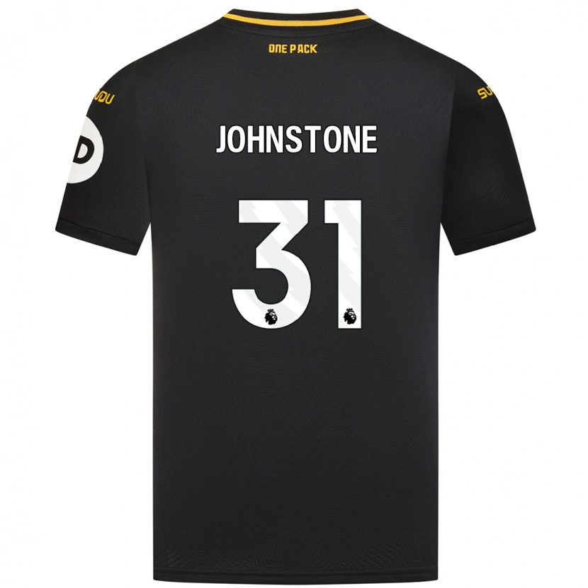 Danxen Kinderen Sam Johnstone #31 Zwart Uitshirt Uittenue 2024/25 T-Shirt