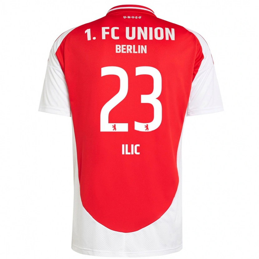 Danxen Kinderen Andrej Ilic #23 Rood Wit Thuisshirt Thuistenue 2024/25 T-Shirt