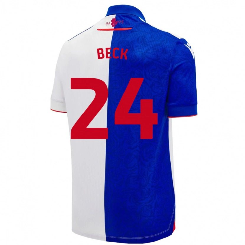 Danxen Heren Owen Beck #24 Hemelsblauw Wit Thuisshirt Thuistenue 2024/25 T-Shirt
