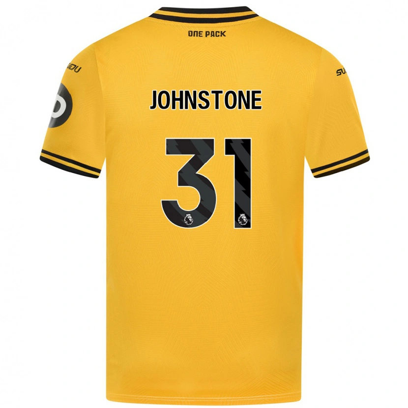 Danxen Heren Sam Johnstone #31 Geel Thuisshirt Thuistenue 2024/25 T-Shirt