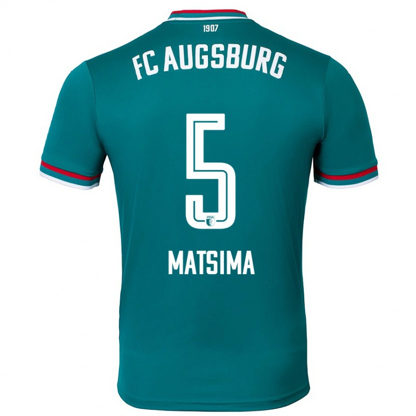 Danxen Heren Chrislain Matsima #5 Donkergroen Uitshirt Uittenue 2024/25 T-Shirt