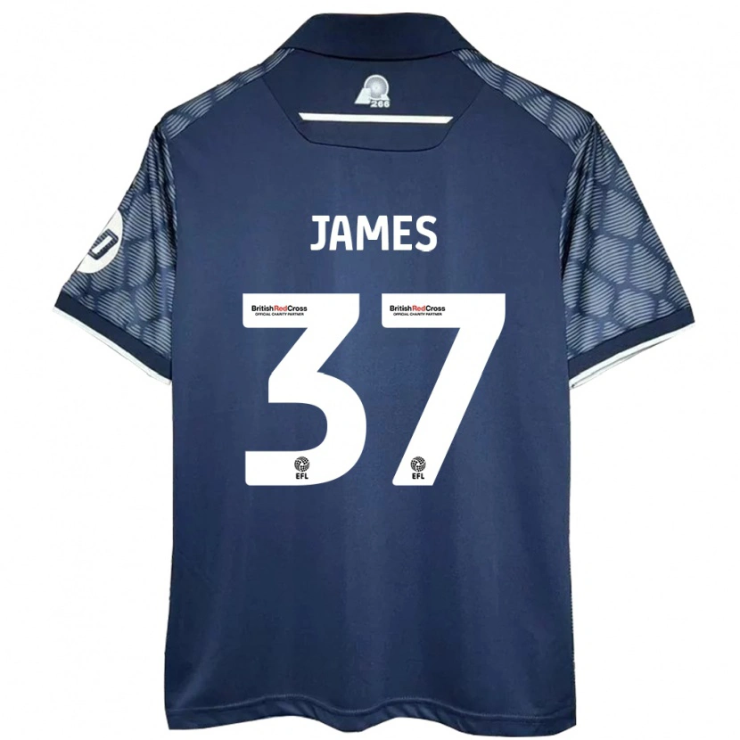 Danxen Heren Matty James #37 Zwart Uitshirt Uittenue 2024/25 T-Shirt