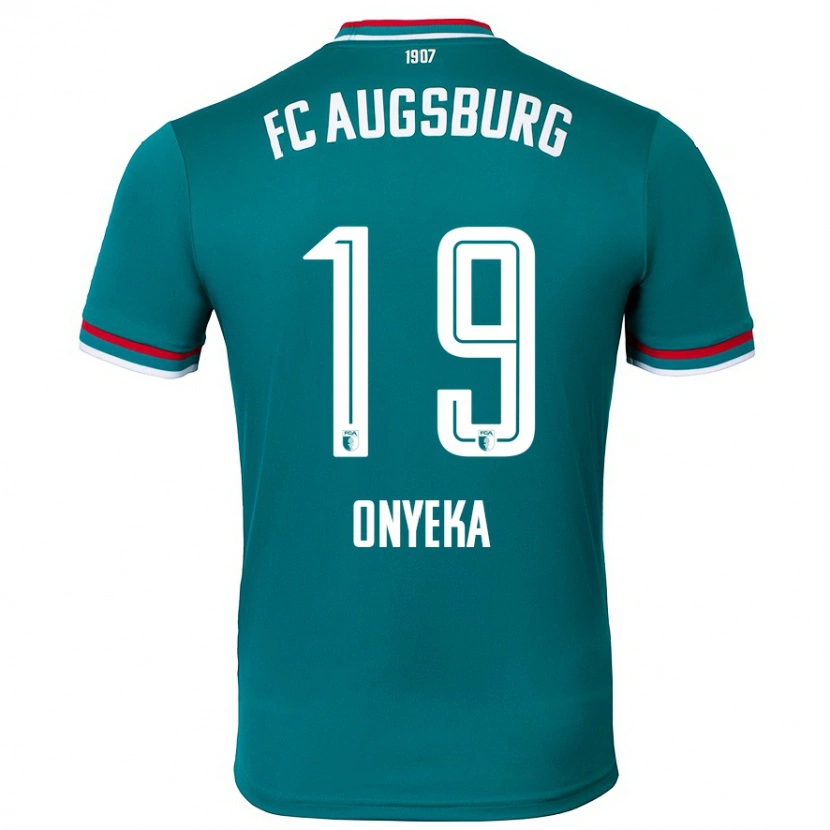 Danxen Heren Frank Onyeka #19 Donkergroen Uitshirt Uittenue 2024/25 T-Shirt