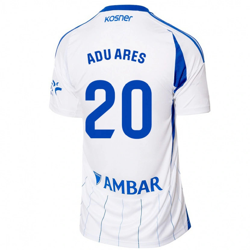 Danxen Dames Adu Ares #20 Rood Wit Thuisshirt Thuistenue 2024/25 T-Shirt