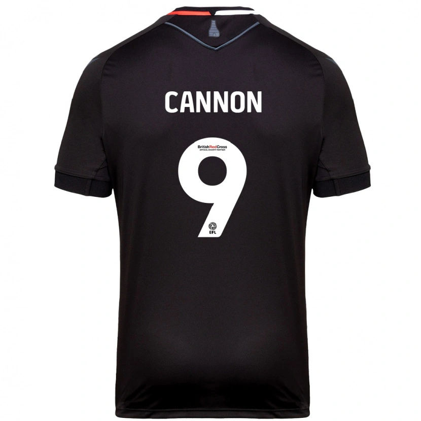 Danxen Dames Tom Cannon #9 Zwart Uitshirt Uittenue 2024/25 T-Shirt