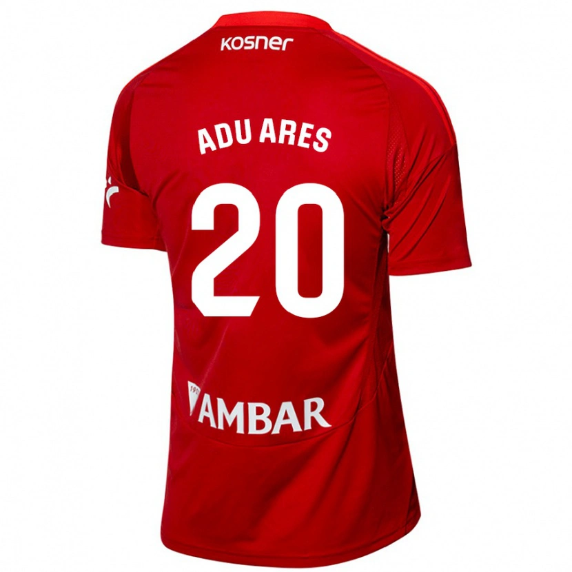 Danxen Dames Adu Ares #20 Wit Blauw Uitshirt Uittenue 2024/25 T-Shirt