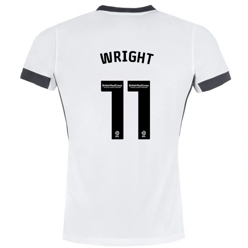 Danxen Dames Scott Wright #11 Wit Zwart Uitshirt Uittenue 2024/25 T-Shirt