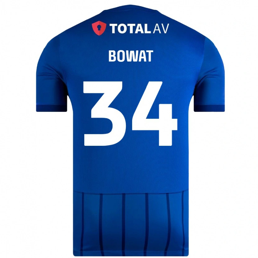 Danxen Dames Ibane Bowat #34 Blauw Thuisshirt Thuistenue 2024/25 T-Shirt