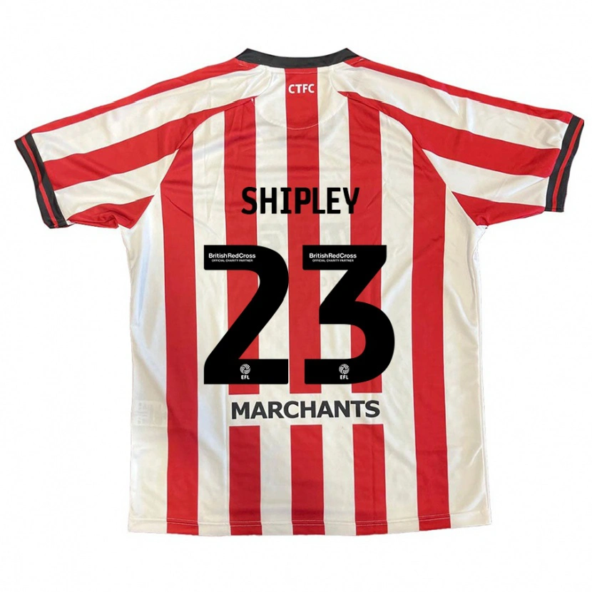 Danxen Dames Lewis Shipley #23 Rood Wit Thuisshirt Thuistenue 2024/25 T-Shirt