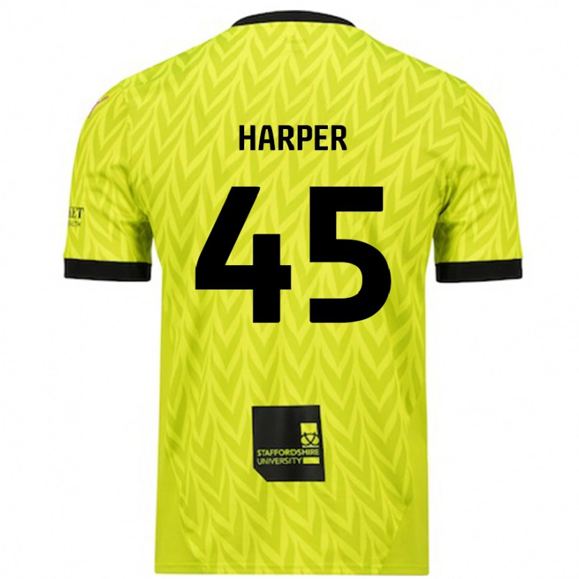 Danxen Dames Rekeem Harper #45 Fluorescerend Groen Uitshirt Uittenue 2024/25 T-Shirt
