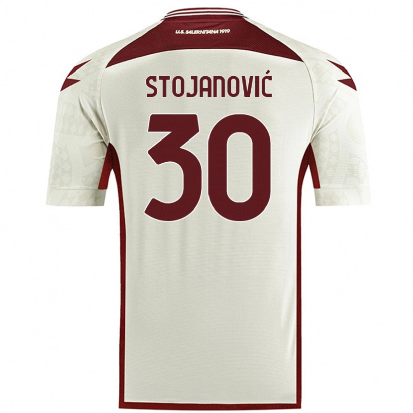 Danxen Dames Petar Stojanović #30 Crèmekleur Uitshirt Uittenue 2024/25 T-Shirt